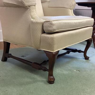 L1026 Ethan Allen Upholstered Wingback Chair