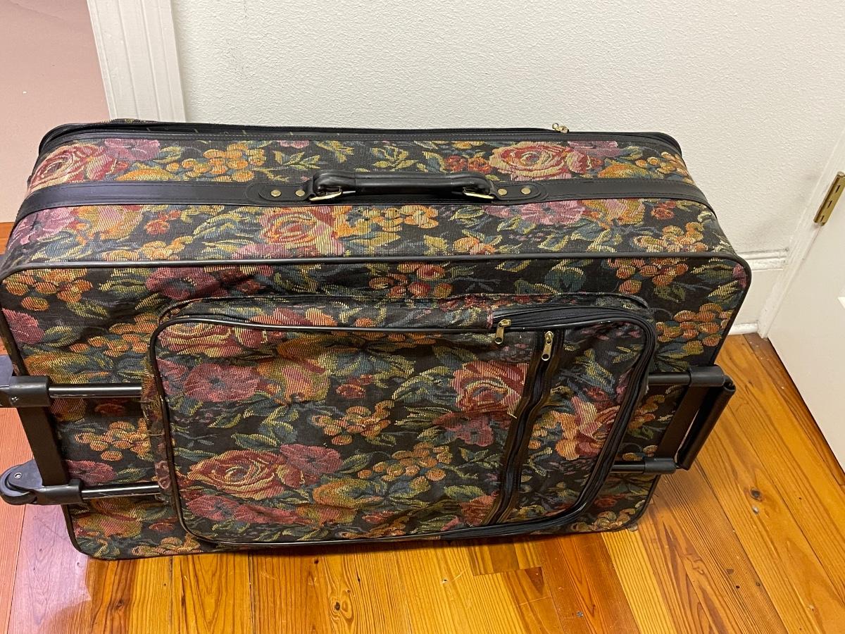 Jaguar tapestry luggage hotsell