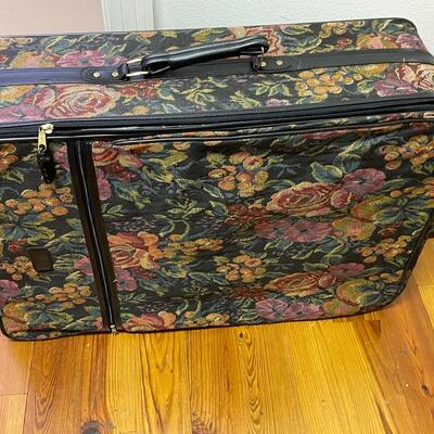 Vintage Jaguar 6 Piece Tapestry Luggage with Wheels
