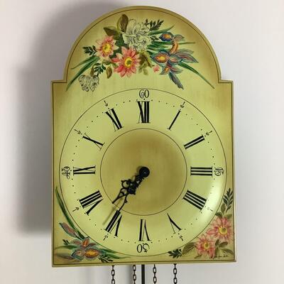 L1033 Handpainted Black Forest Wall Clock