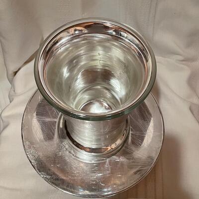 Silver Plate Ice Bucket and Tray Made in Hungaria