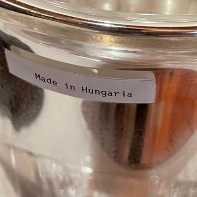 Silver Plate Ice Bucket and Tray Made in Hungaria