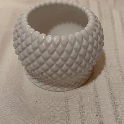 Vintage Westmoreland Hobnail Two Piece Lot