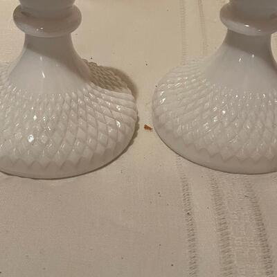 Vintage Westmoreland Hobnail Two Piece Lot