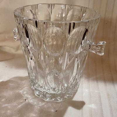 Bleikristall Lead Crystal Ice Bucket with Handles