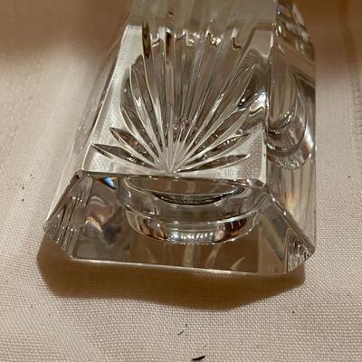 Vintage 1980's Waterford Crystal Desk Clock