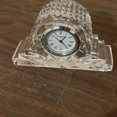 Vintage Mini Waterford Crystal Clock
