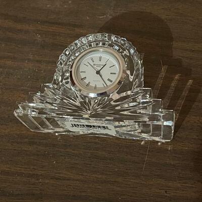 Vintage Mini Waterford Crystal Clock