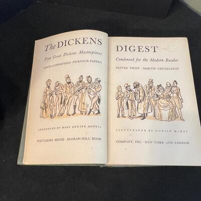 Lot 155. Vintage Books and Wooden Bookends
