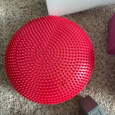 Lot 161 Exercise Gear - Yoga Blocks and 5 lb Weights