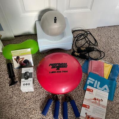 Lot 164. Exercise Gear - Garmin Heart Rate Monitor and More