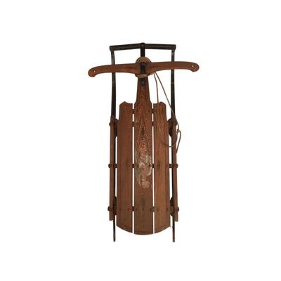 G1103 Vintage Flexible Flyer Wood & Metal Sled