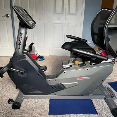 Lot 164 A. LifeCore Fitness Recumbent Exercise Bicycle