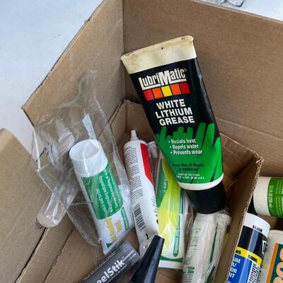Lot 9. Assorted Caulks and Lubes
