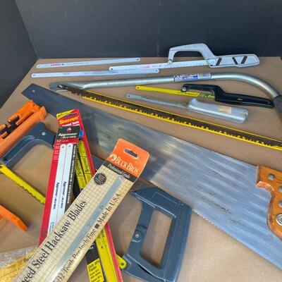 Lot 35. Assorted Saws