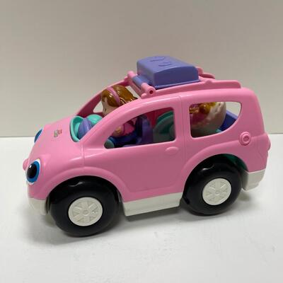 Little People Pink Van SUV Car with Mom & Baby | EstateSales.org