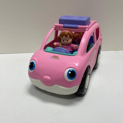 Little People Pink Van SUV Car with Mom & Baby | EstateSales.org