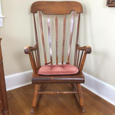 B1052 Vintage Cherry Tell City Rocking Chair