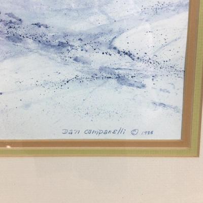 B1077 "The Daily Beggars' Holiday Geese Print by Dan Campanelli