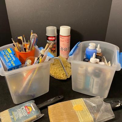 Lot 169. Craft & Painting Supplies