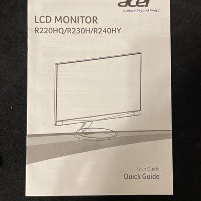 Lot 185. Acer Monitor with keyboard and mouse