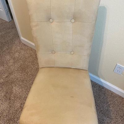 Lot 197. Faux Suede Side Chair