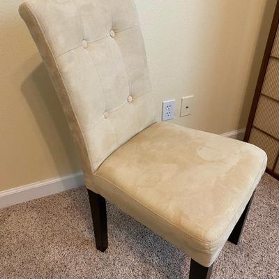 Lot 197. Faux Suede Side Chair