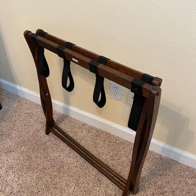 Lot 199. Wood Luggage Rack