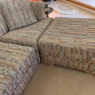 Mid Century Modern Bassett Sectional Sofa