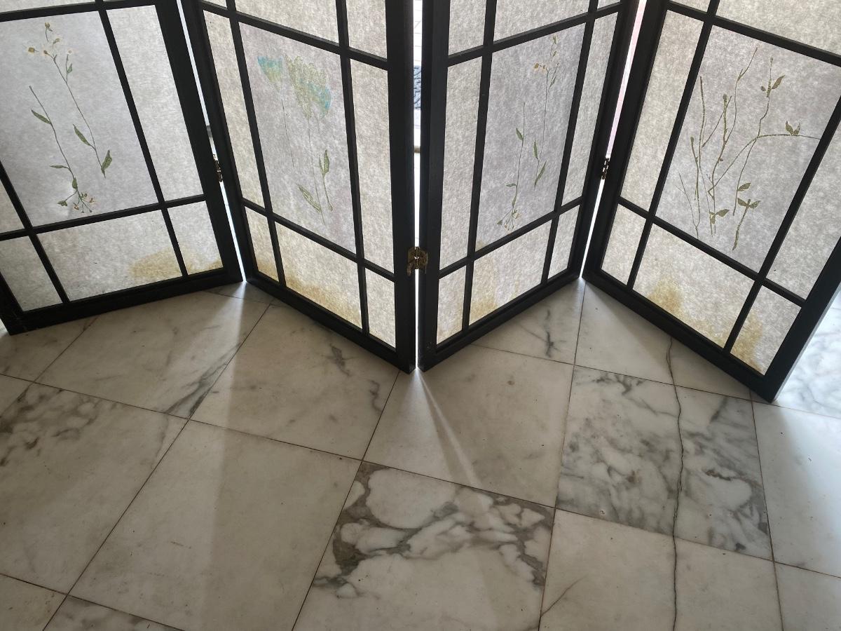 Japanese folding shoji screen SEE DETAILS