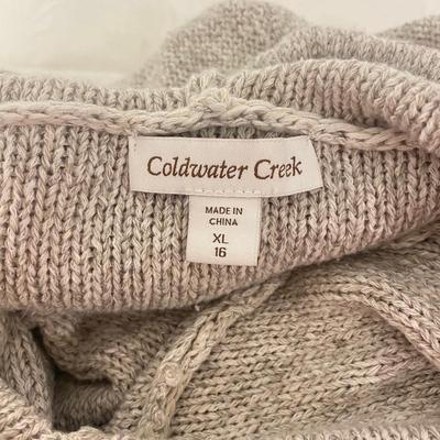 COLDWATER CREEK - SOFT WOMENâ€™S PULLOVER - SIZE XL 16