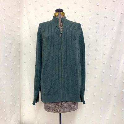EDDIE BAUER - STRETCH ZIP UP SWEATER JACKET - SIZE XXL