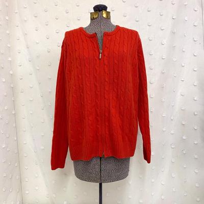 EDDIE BAUER - ZIP UP SWEATER JACKET - SIZE XXL