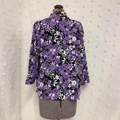 ELEMENTZ - LAYERED WOMENâ€™S BLOUSE - SIZE L