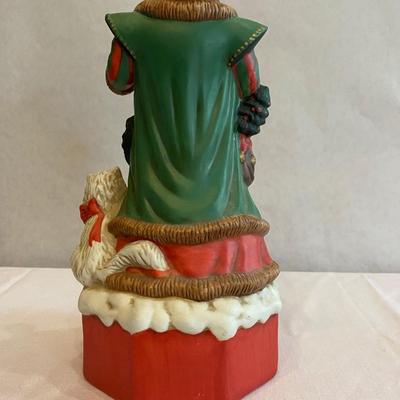 Vintage-style Santa music box