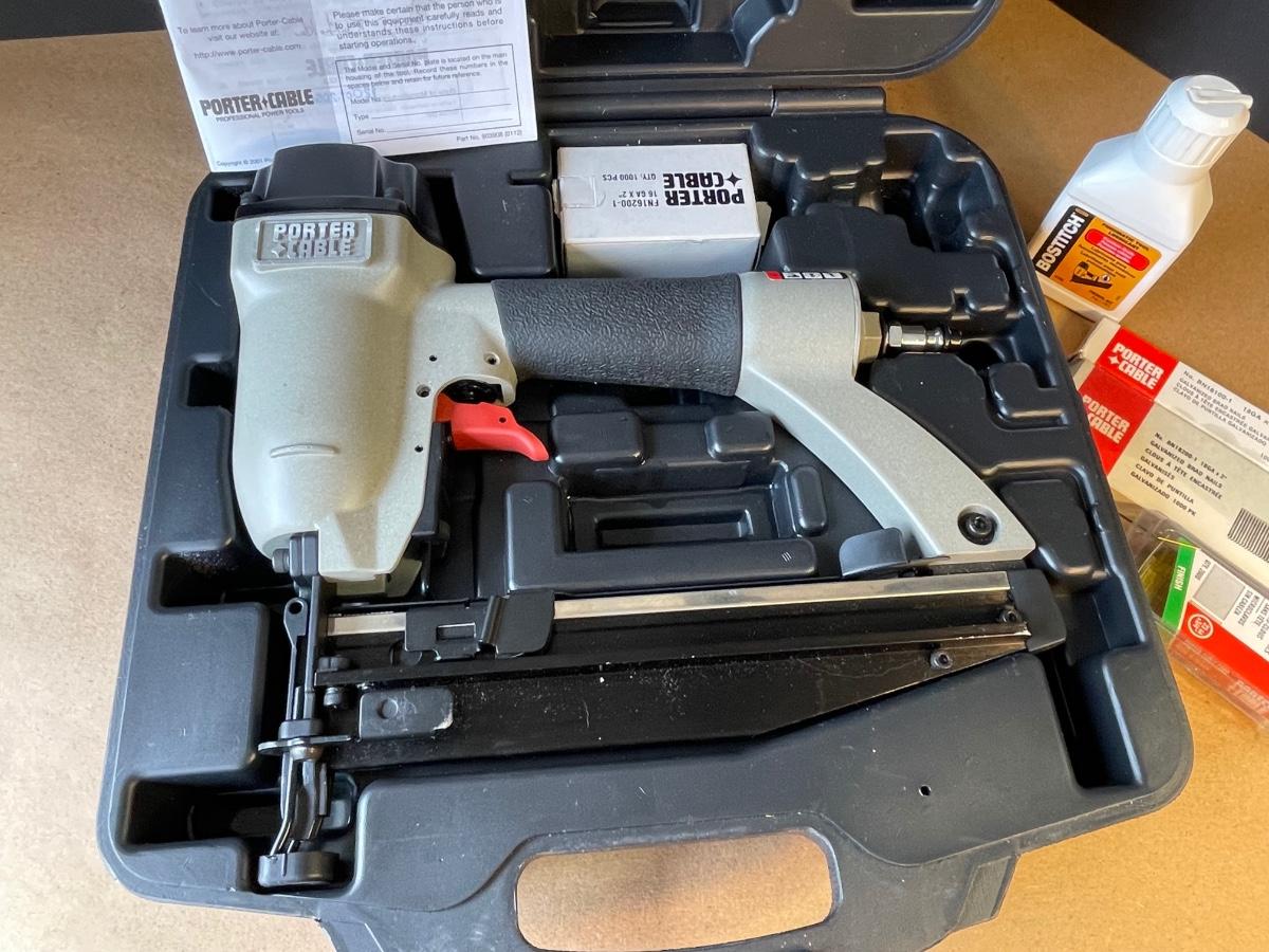 Lot 42.5 Porter Cable Finish Nailer