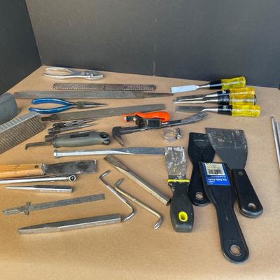 Lot 46 Assortment of Files, Chisels, etc