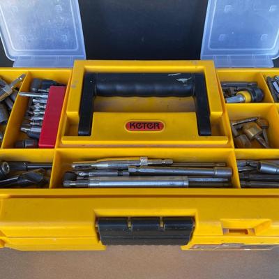 Lot 52. Tool Box of Drill Bits and Accessories