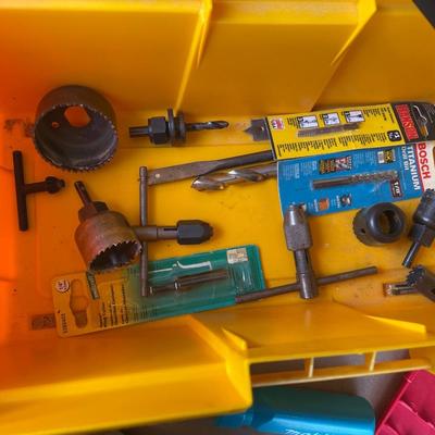 Lot 52. Tool Box of Drill Bits and Accessories