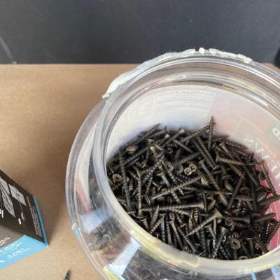 Lot 58  Sheet Rock Screws and Heavy Duty Toggle Bolts