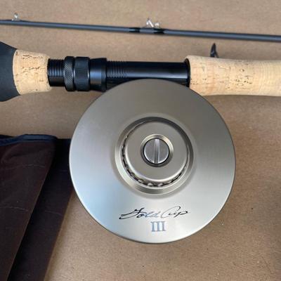 Lot 64. Gold Cup Reel and Lefty Kreh Rod