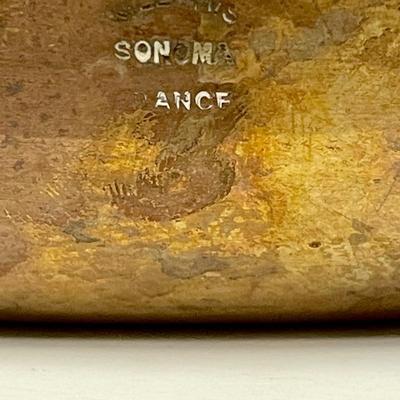 LOT 100   USED WILLIAMS SONOMA FRANCE 16" COPPER PAELLA PAN