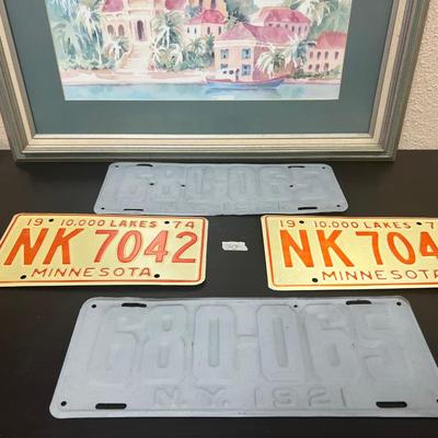 license plates