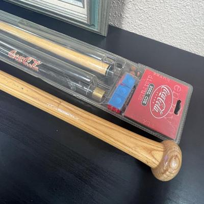 Baseball Bat and billiard cue stick