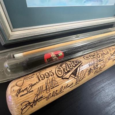 Baseball Bat and billiard cue stick