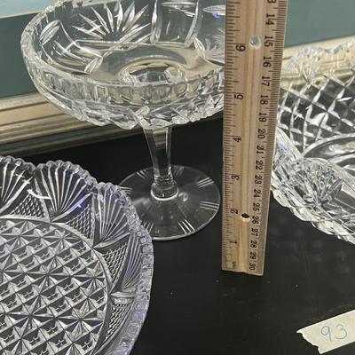Lot of handle cut Crystals