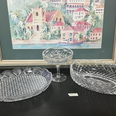 Lot of handle cut Crystals