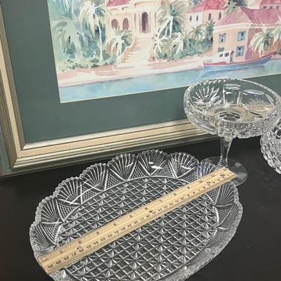 Lot of handle cut Crystals
