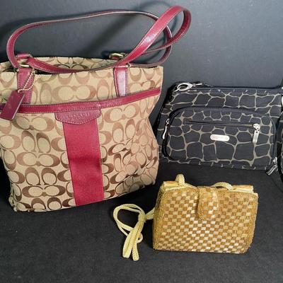 Lot 232.  Coach Purse Plus 2 More Purses