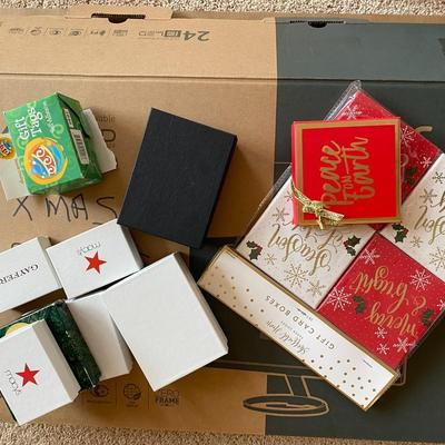 Lot 243.  Gift Boxes and Tags